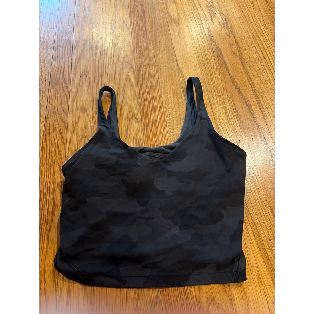 Lululemon Align Tank Top Heritage 365 Camo Deep Coal Multi Nulu Cropped Yoga Top